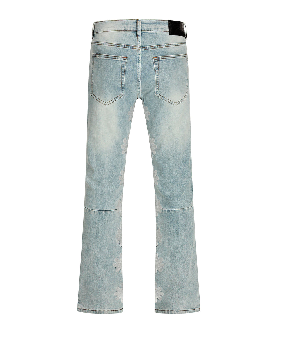NTG x STONE ASTERISK FLARE DENIM