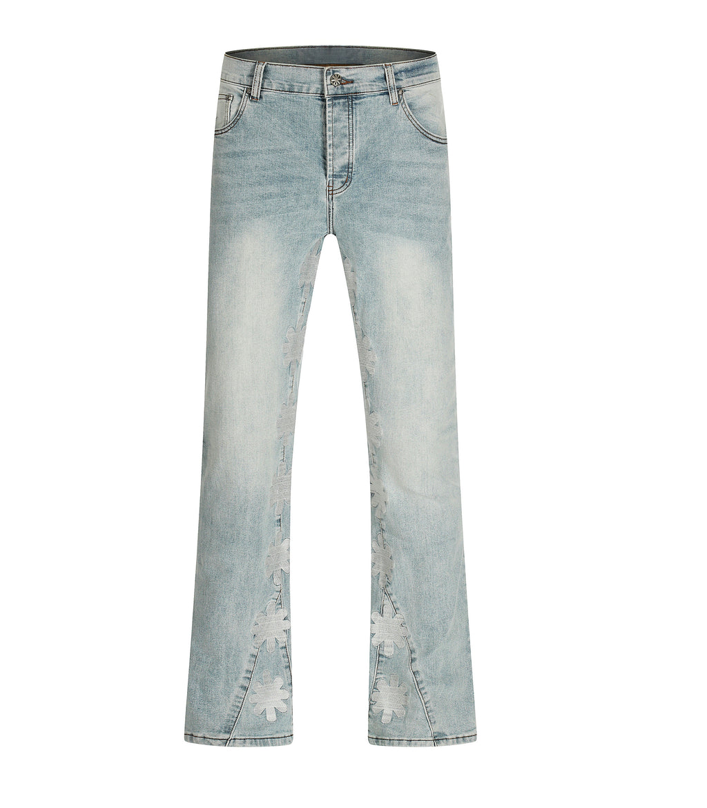 NTG x STONE ASTERISK FLARE DENIM