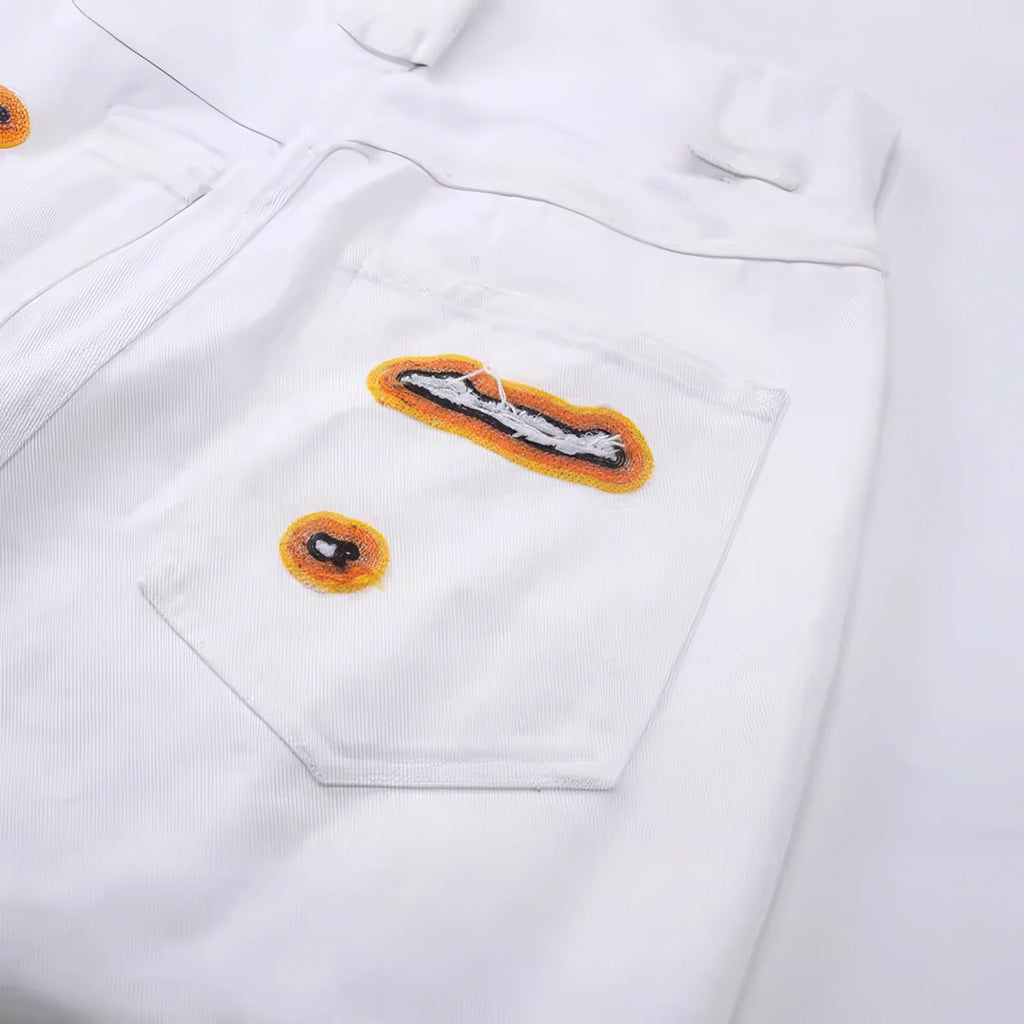 NTG x Flame Burnout Denim Jeans