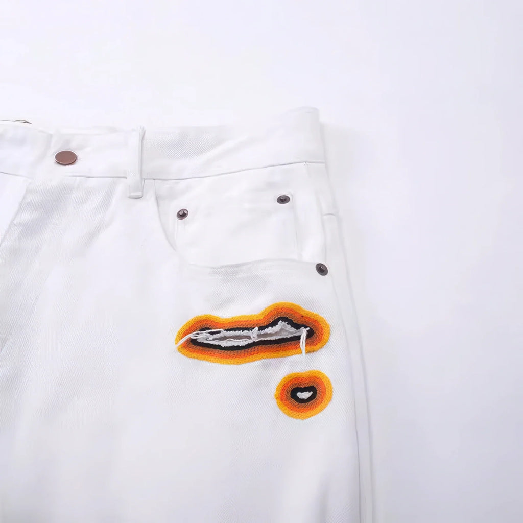 NTG x Flame Burnout Denim Jeans