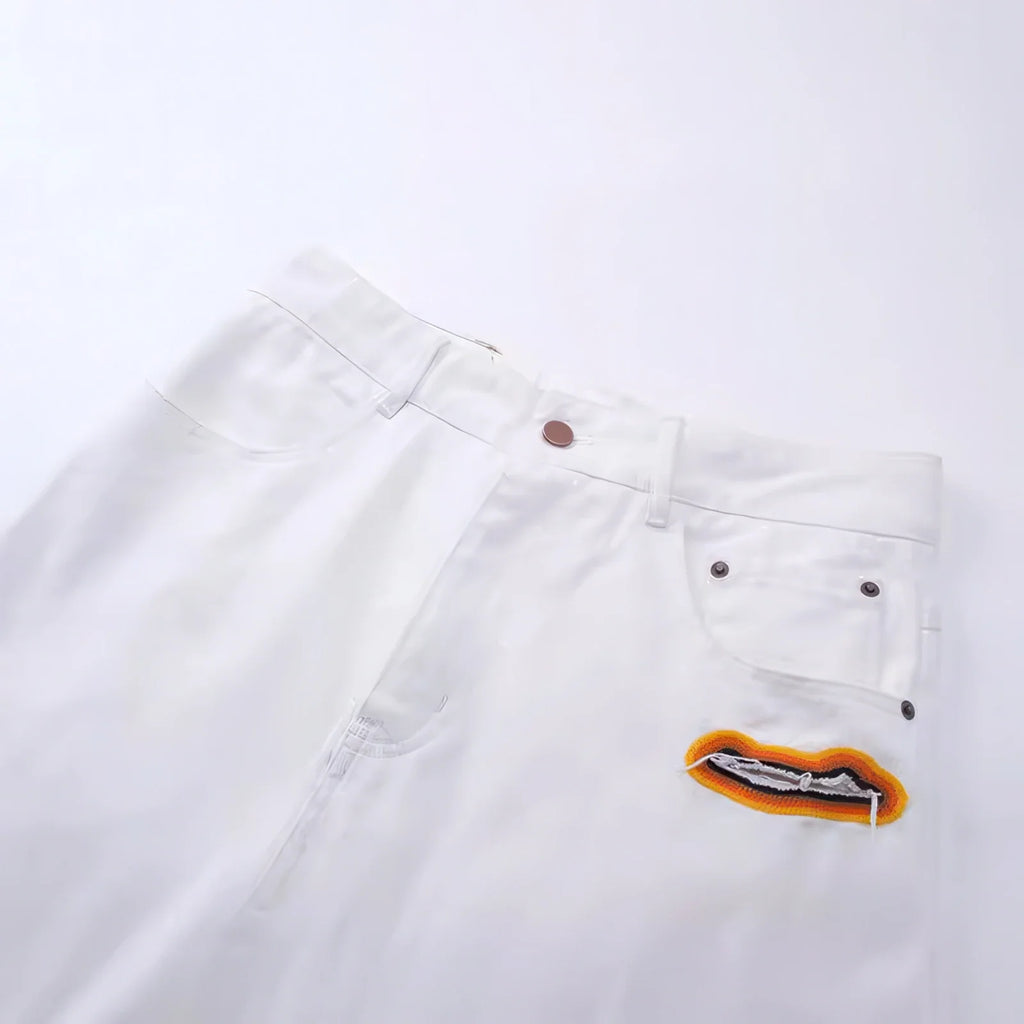 NTG x Flame Burnout Denim Jeans