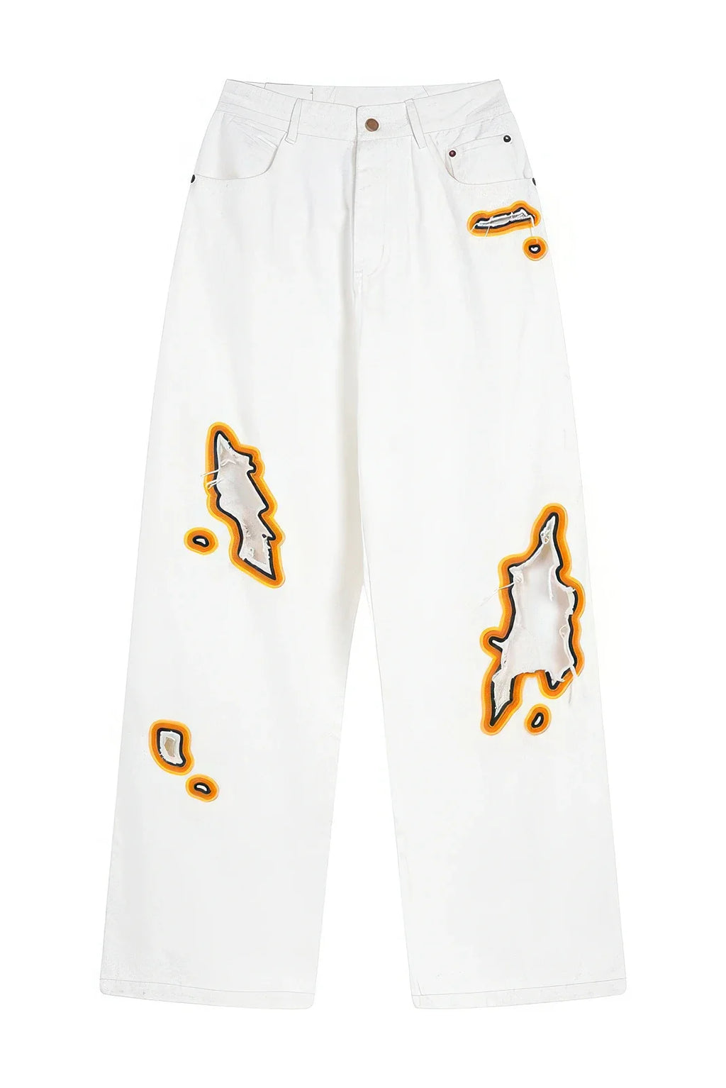 NTG x Flame Burnout Denim Jeans