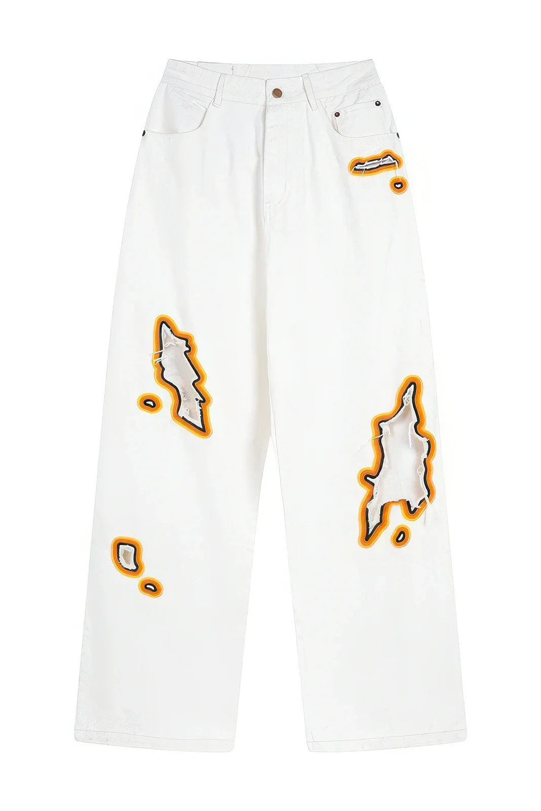 NTG x Flame Burnout Denim Jeans