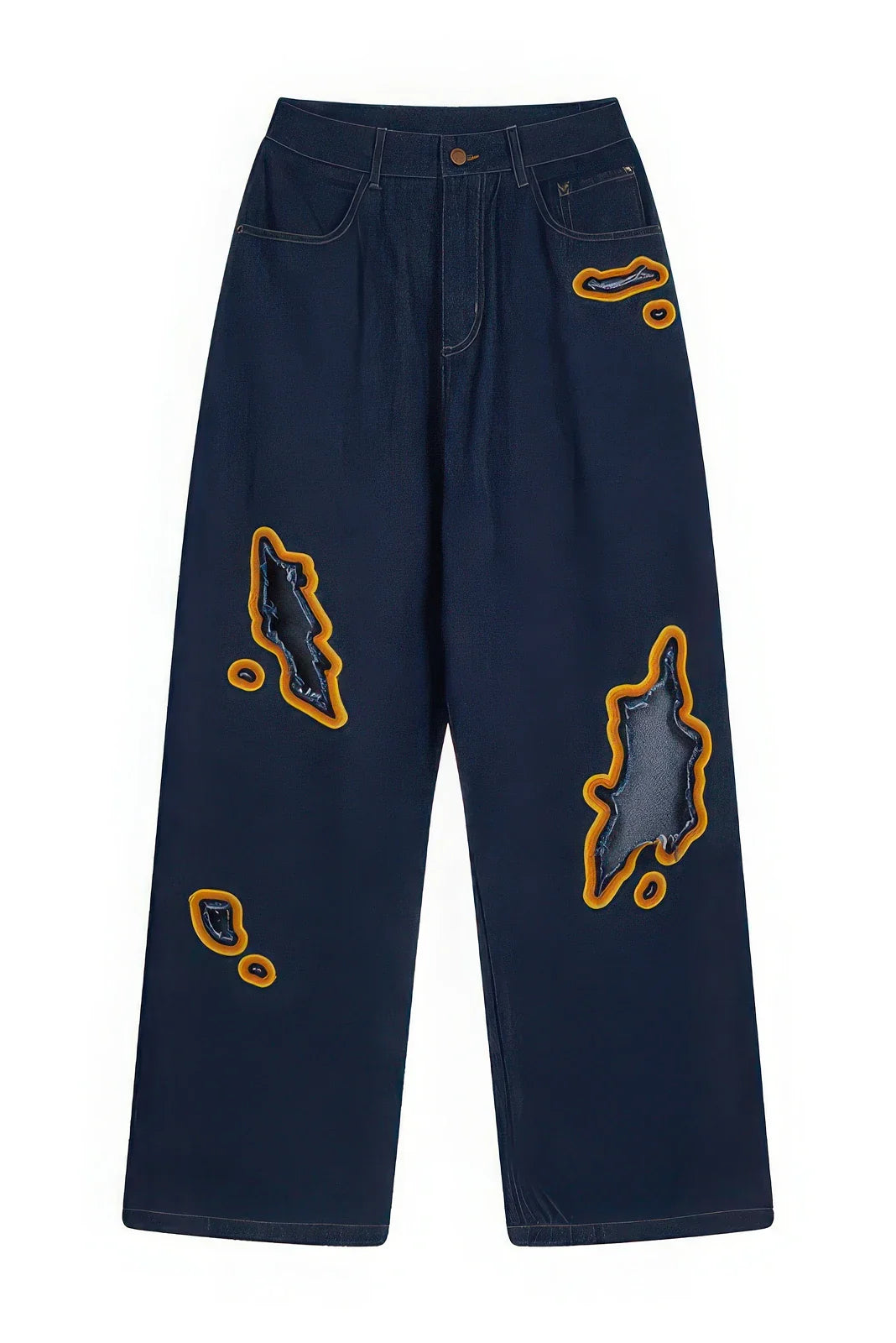 NTG x Flame Burnout Denim Jeans