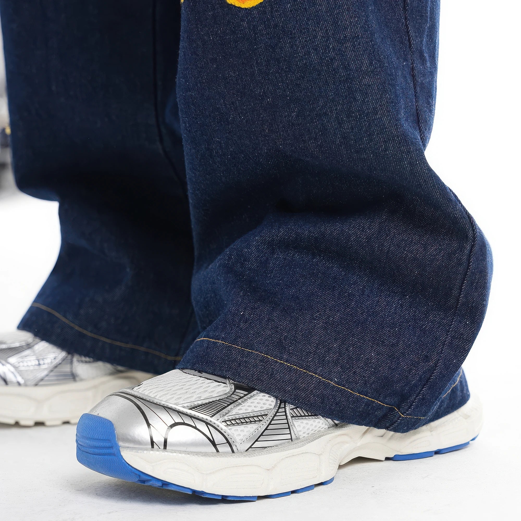 NTG x Flame Burnout Denim Jeans