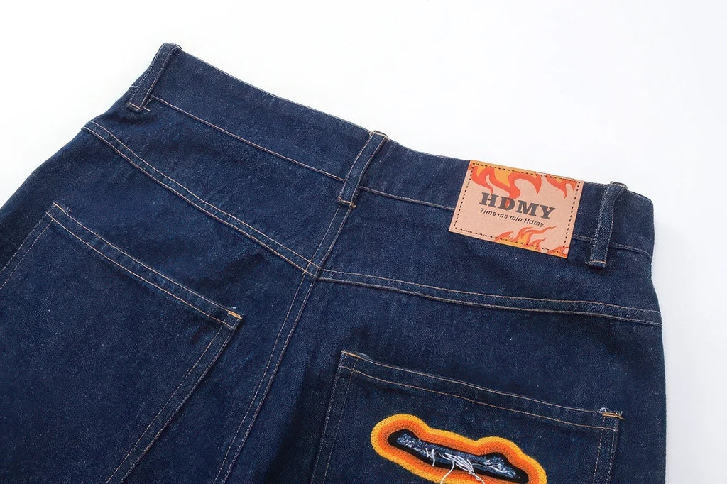 NTG x Flame Burnout Denim Jeans