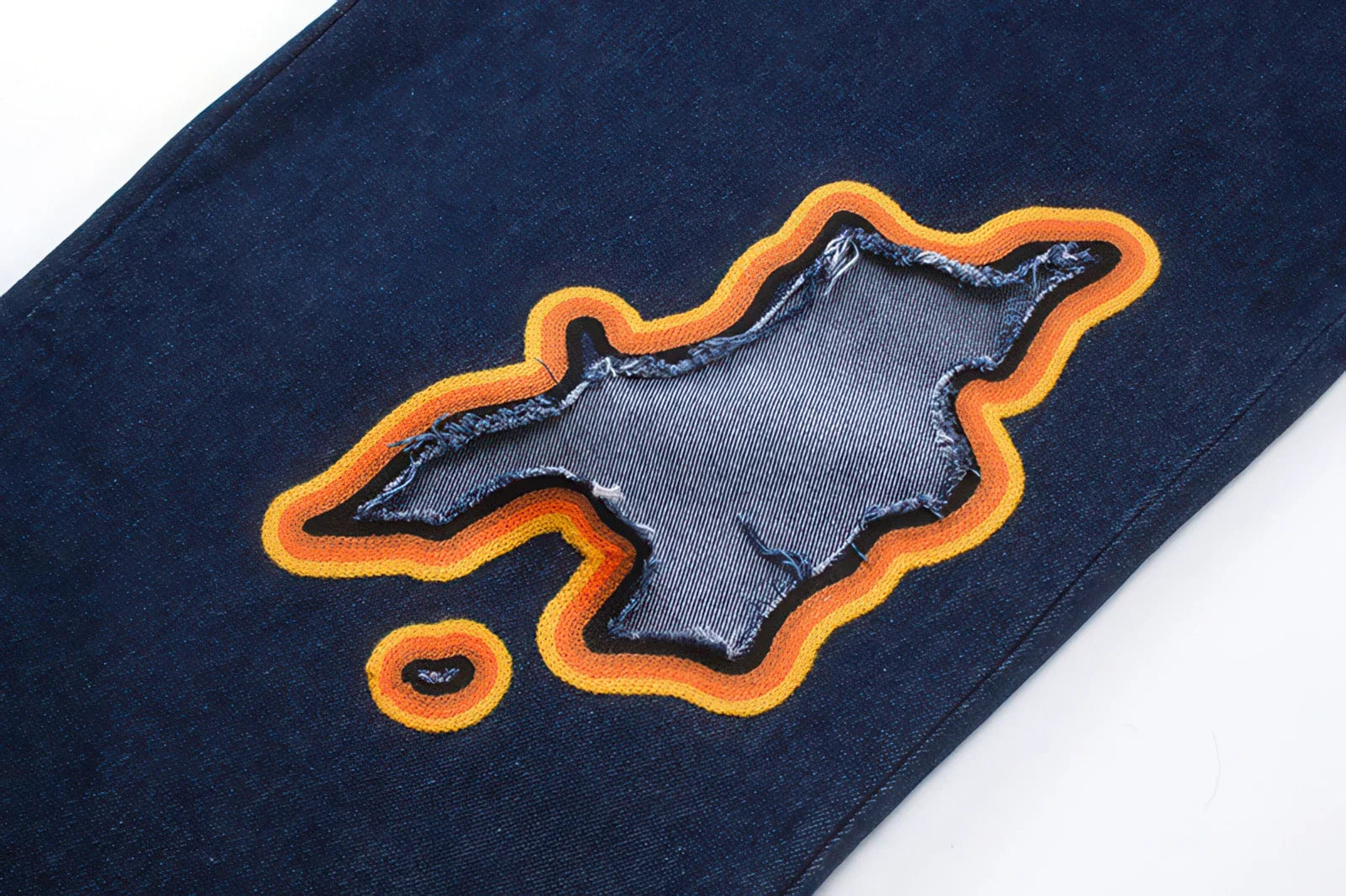 NTG x Flame Burnout Denim Jeans
