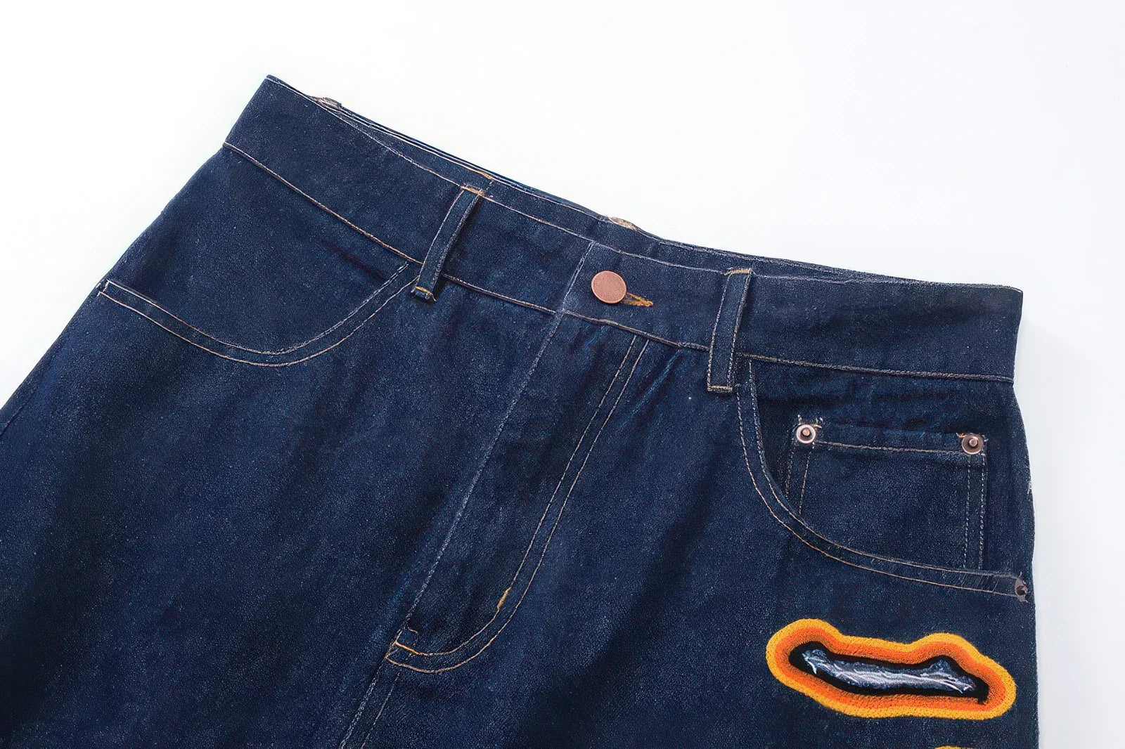 NTG x Flame Burnout Denim Jeans