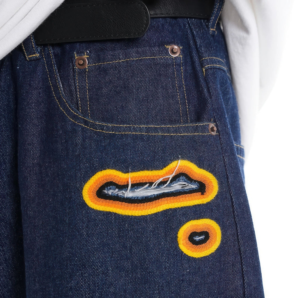 NTG x Flame Burnout Denim Jeans