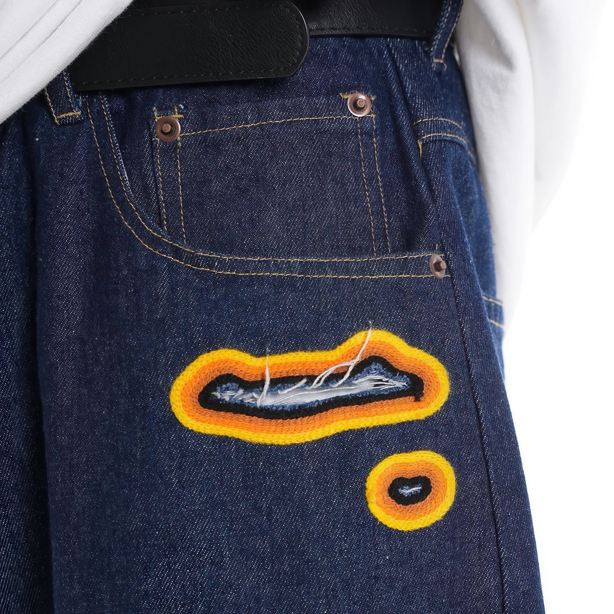 NTG x Flame Burnout Denim Jeans