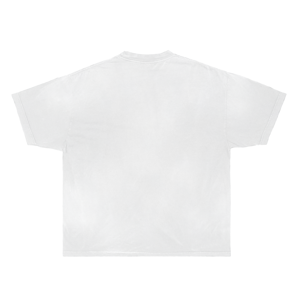 NTG X Rockstar White Cotton Tee