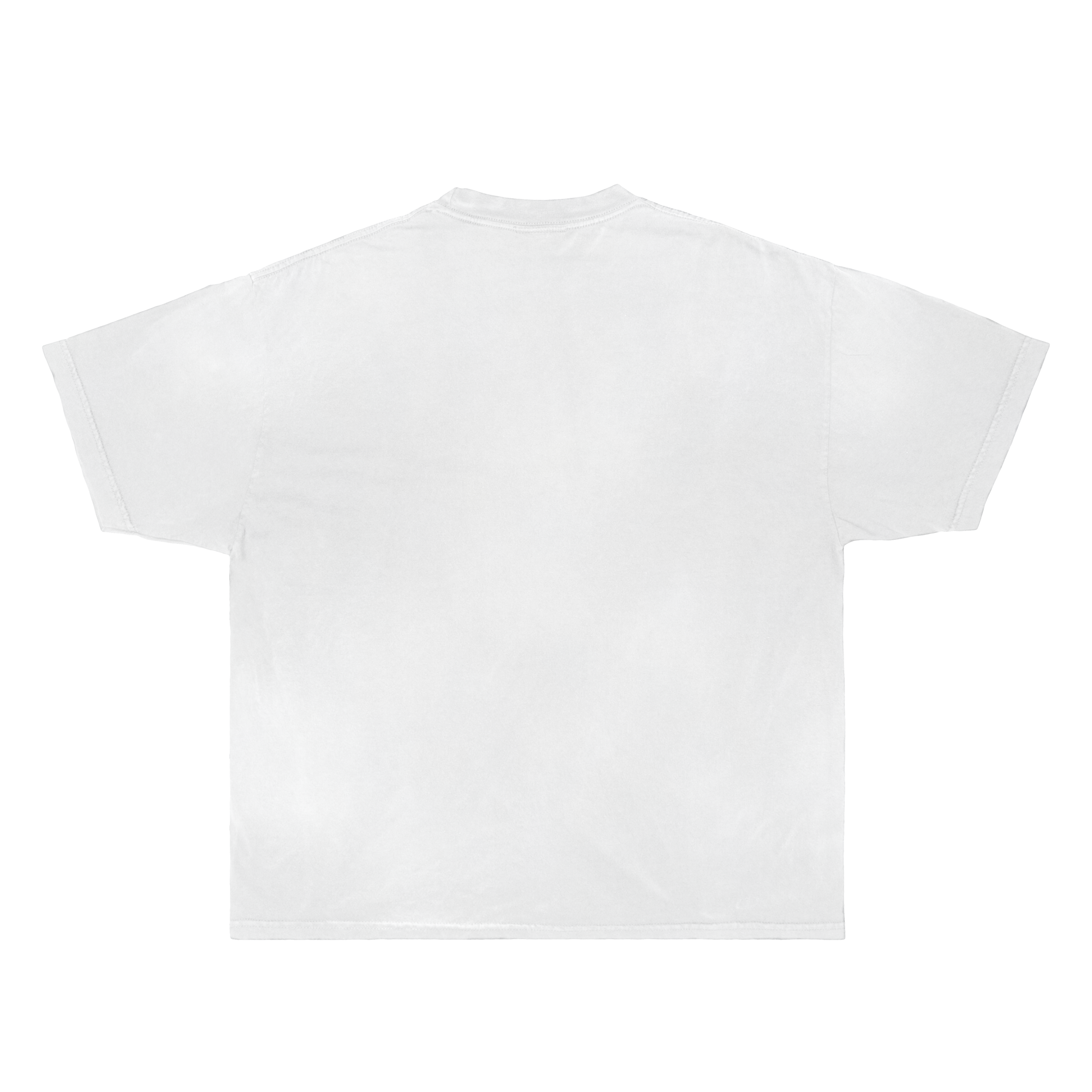 NTG X Rockstar White Cotton Tee