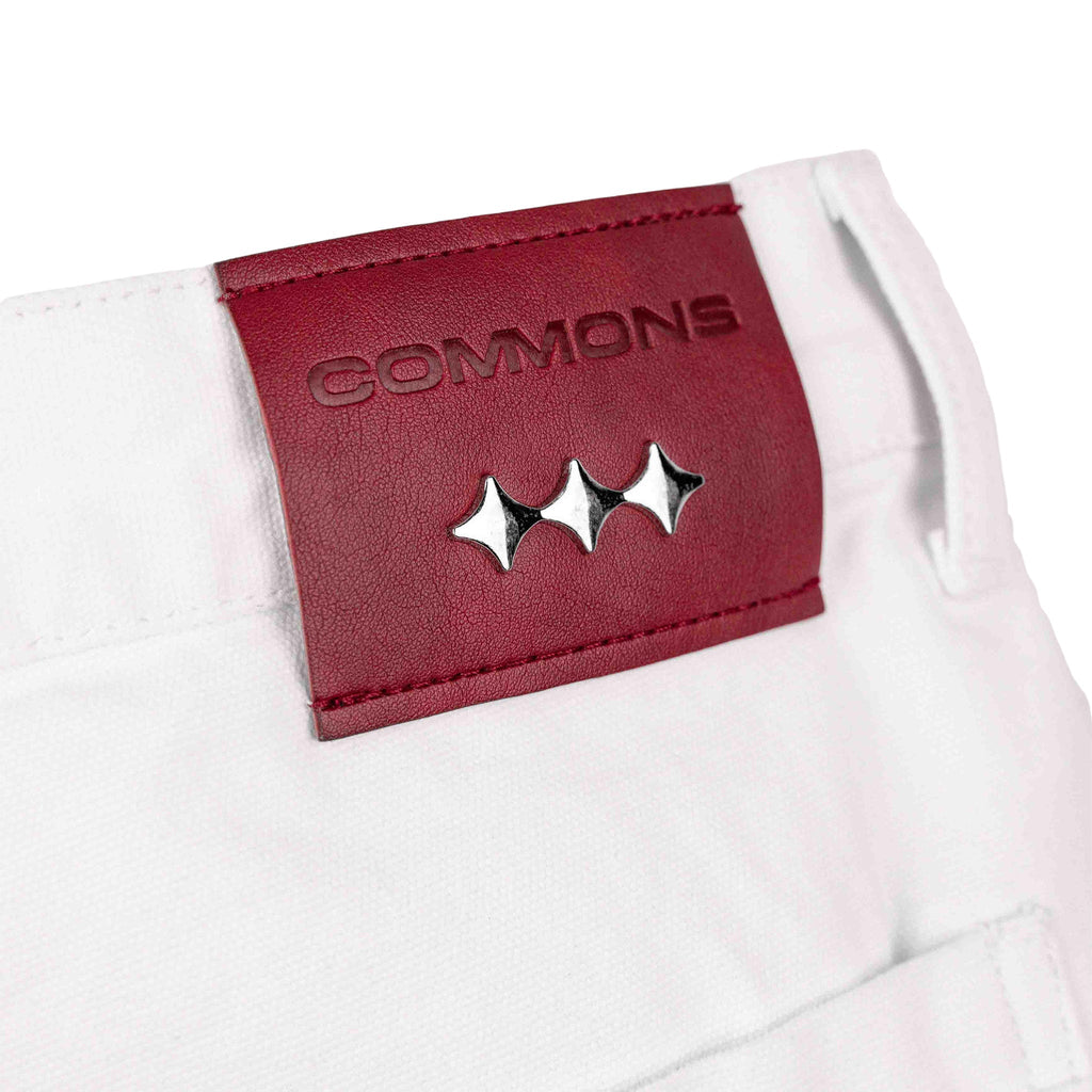 NTG x Commons Star Denim Pant White
