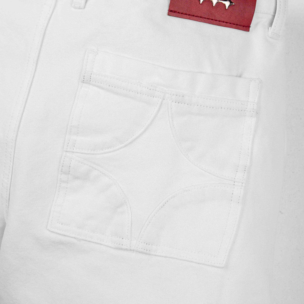 NTG x Commons Star Denim Pant White