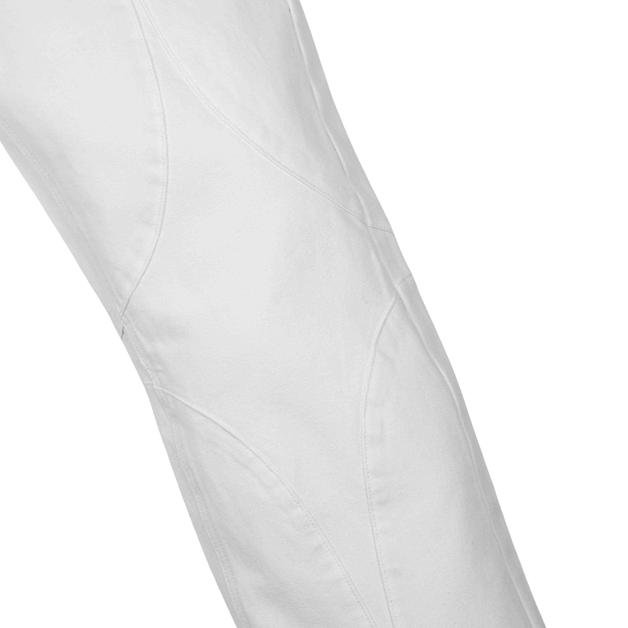 NTG x Commons Star Denim Pant White