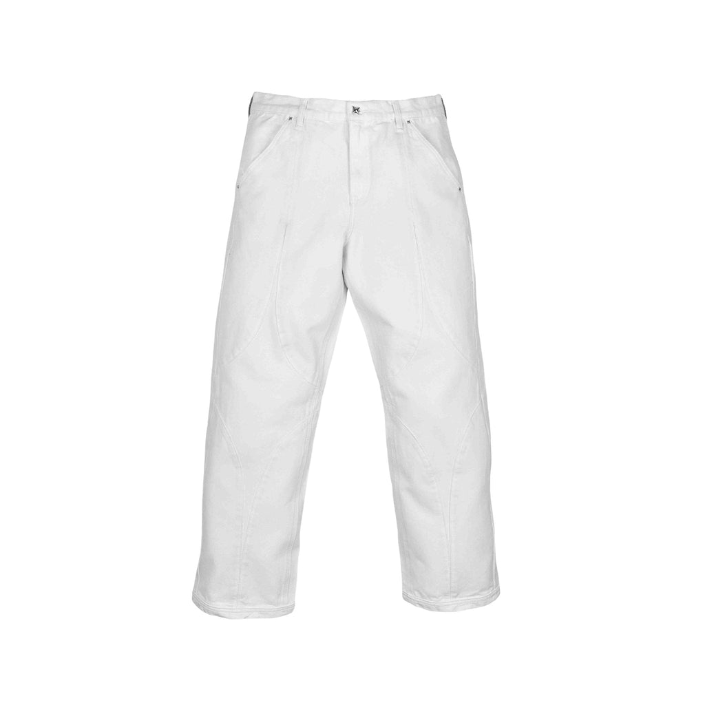 NTG x Commons Star Denim Pant White